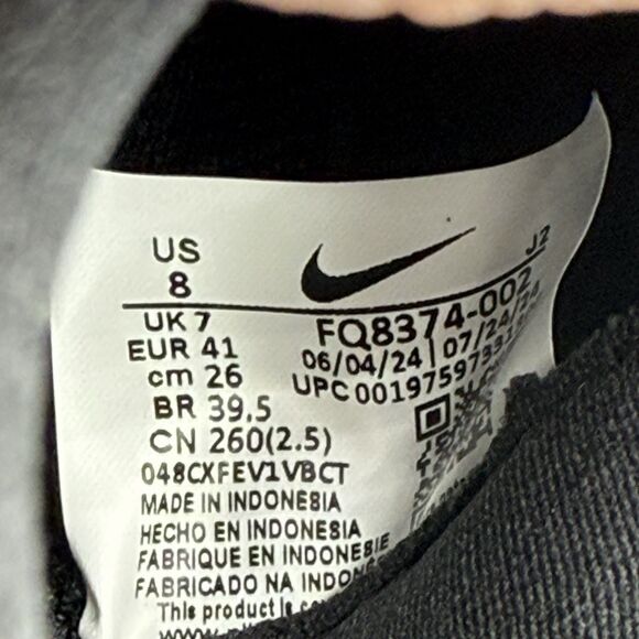 NEW Men\'s Size 8  Nike Vapor 16 Academy FG MG Soccer Cleats Black main image 9